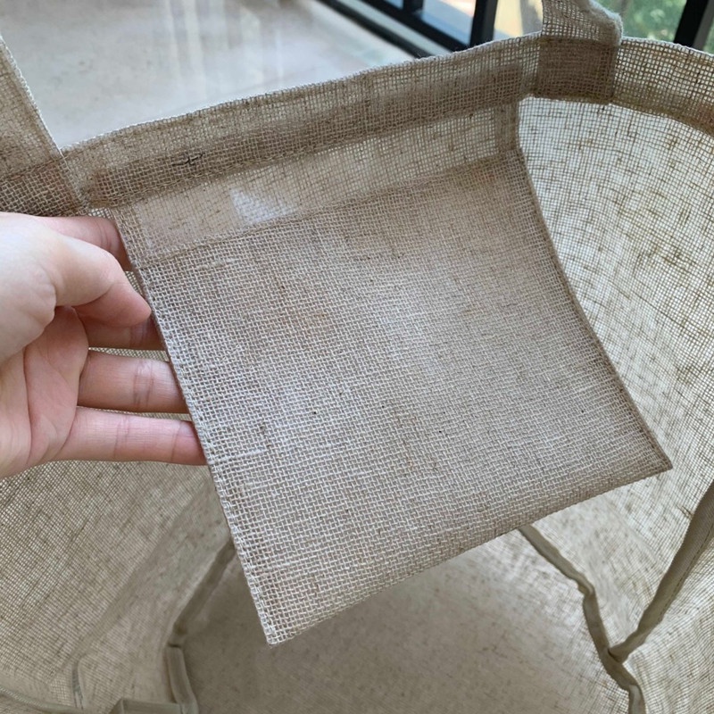 Túi Vải Lanh Đựng Đồ Đi Biển Tiện Dụng