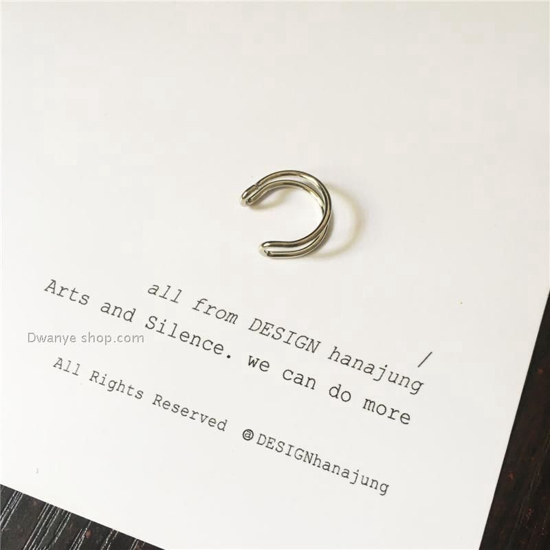 Bông tai tròn phong cách punk đơn giản cá tính