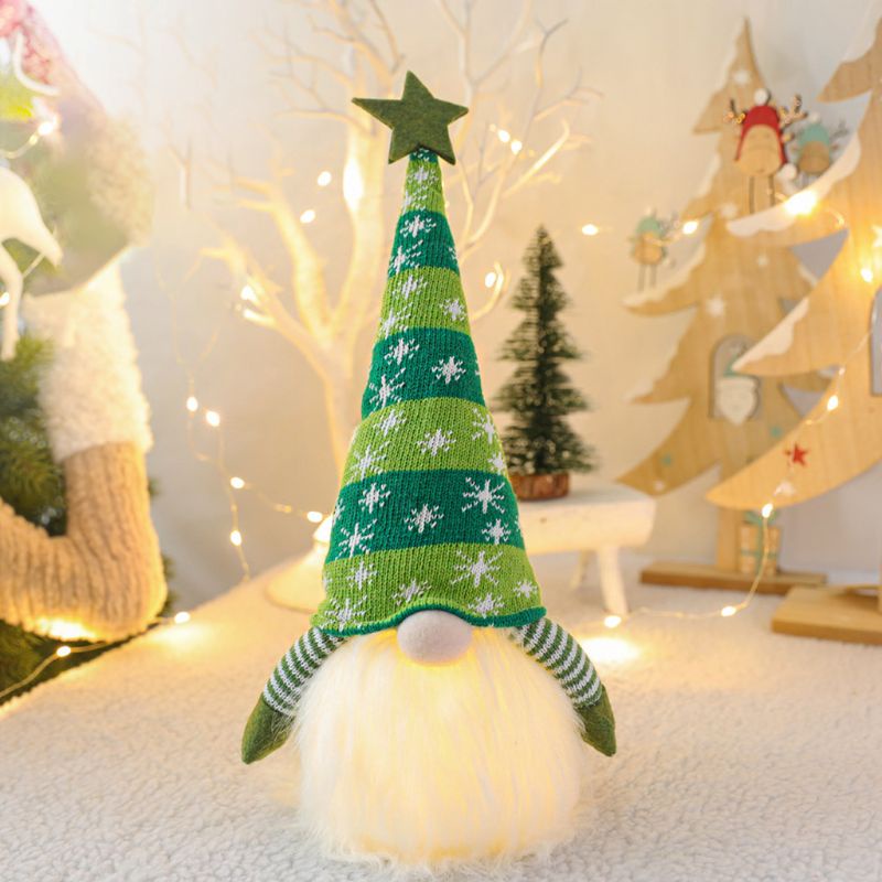 Búp Bê Tomte Đội Nón Dài Có Đèn LED Để Trang Trí Giáng Sinh