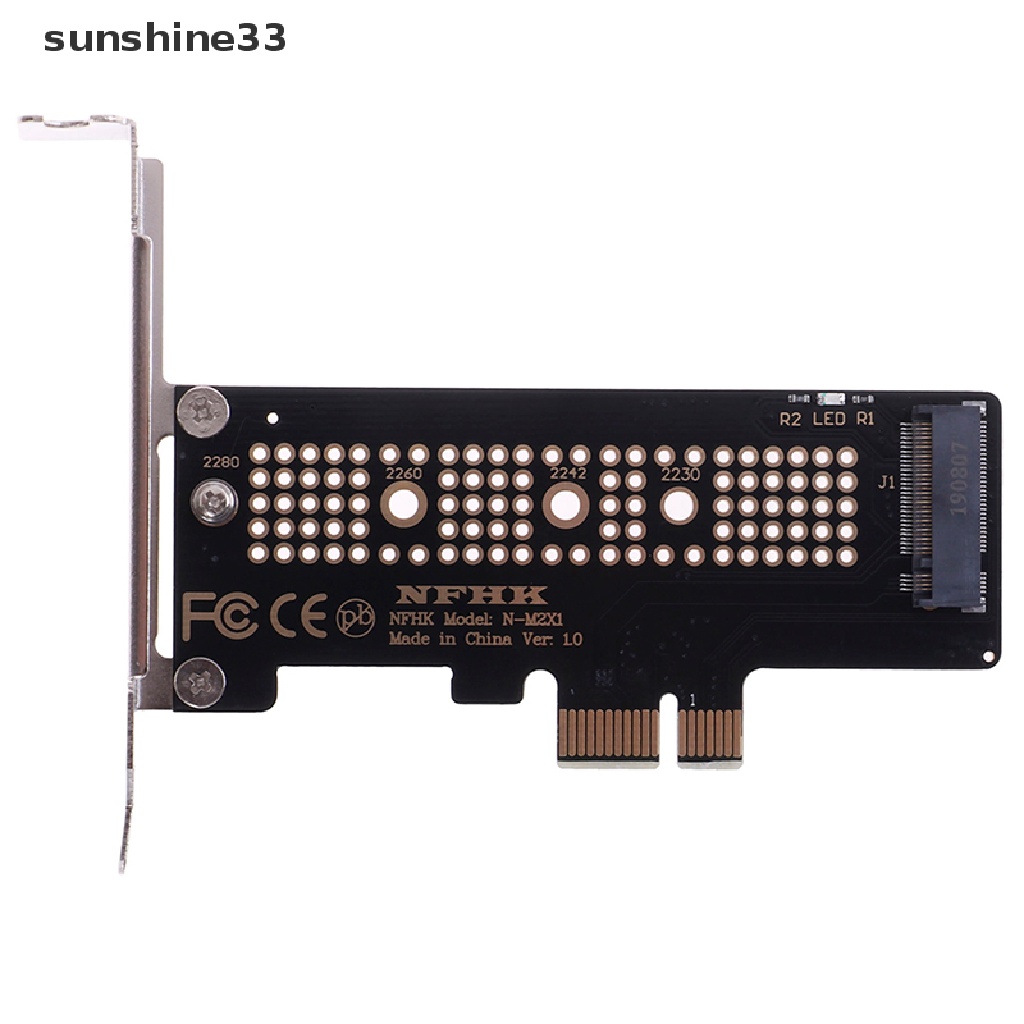 【SU】 NVMe PCIe M.2 NGFF SSD to PCIe x1 adapter card PCIe x1 to M.2 card with bracket . | WebRaoVat - webraovat.net.vn