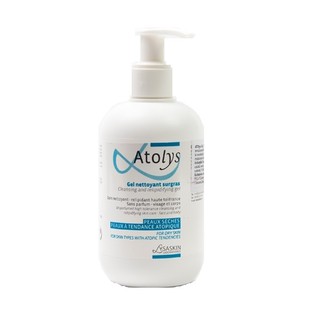 ATOLYS GEL 200ML. GEL LÀM SẠCH NHẸ NHÀNG CHO DA KHÔ VÀ NGỨA, DA NHẠY CẢM HAY DỊ ỨNG