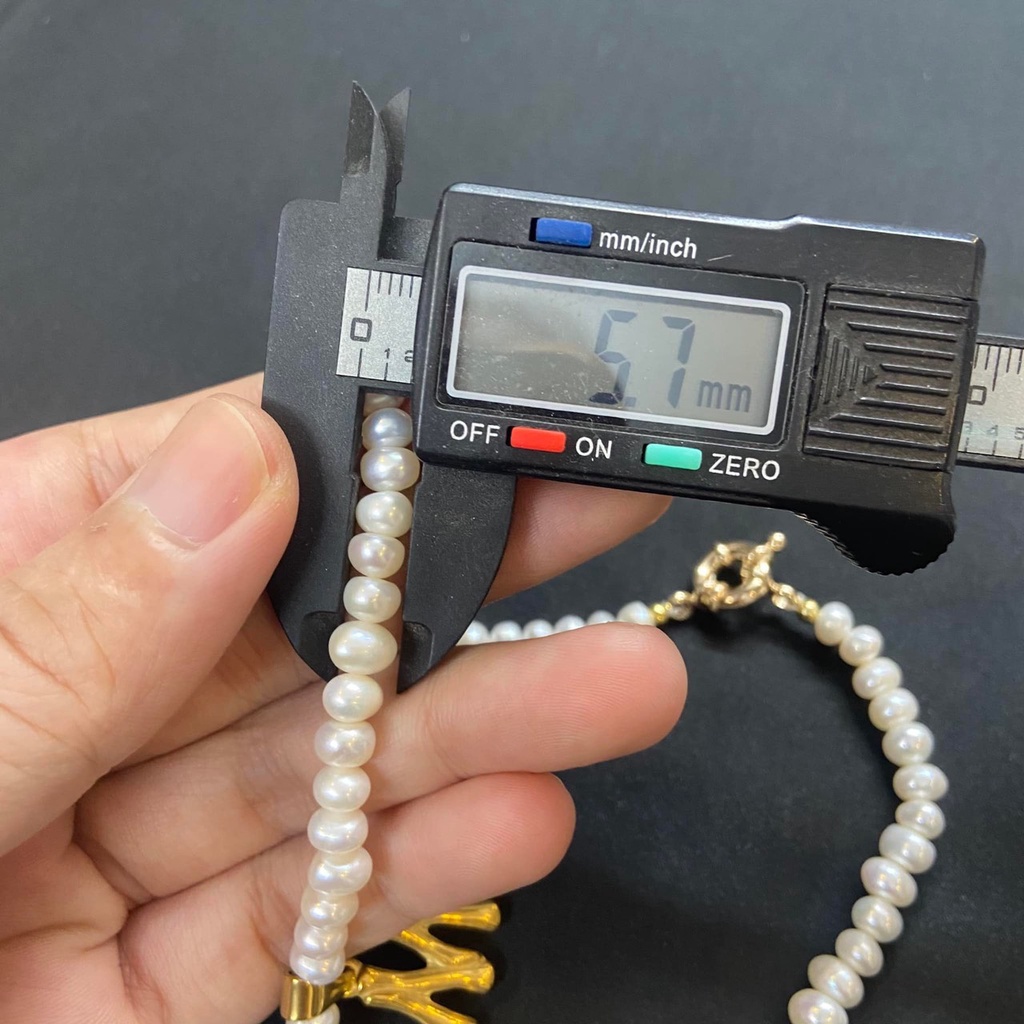 Vòng cổ NT phối mặt hình chữ cái tên