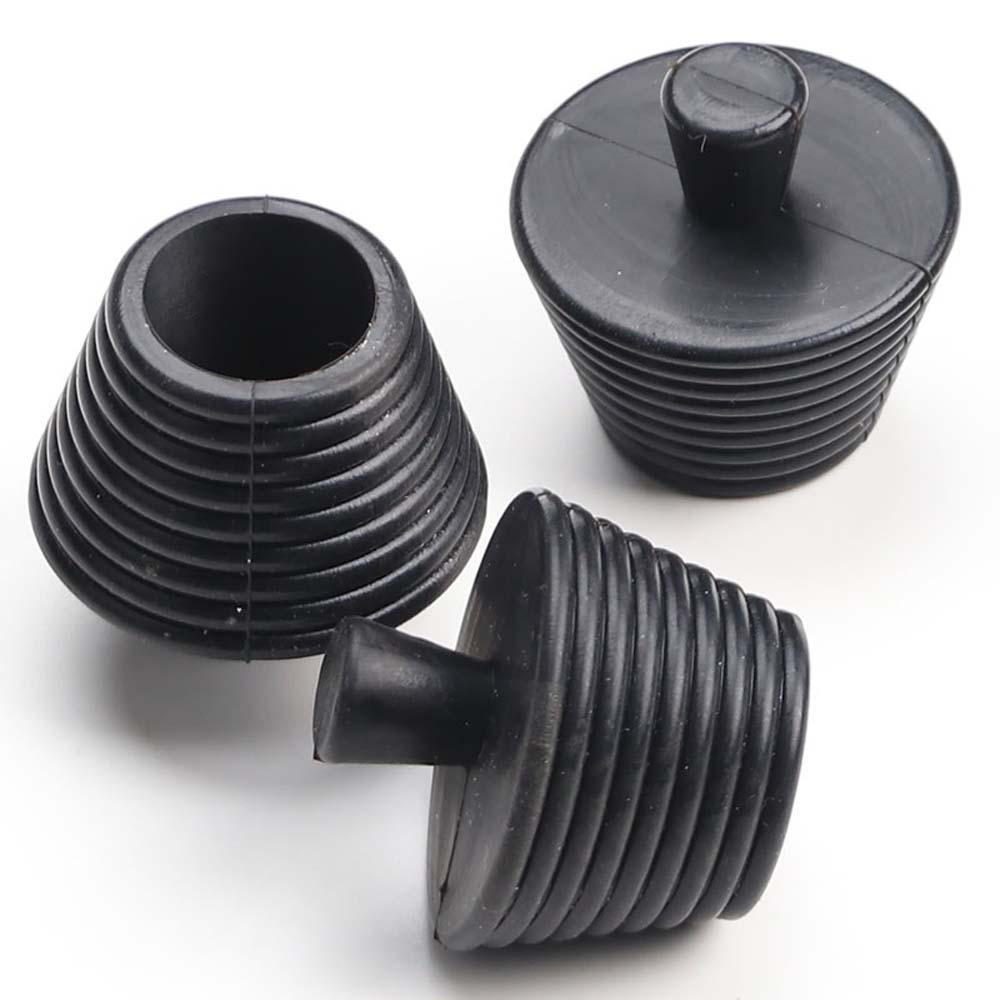 Bộ 2 / 4 / 6 Nút Chặn Lỗ Thoát Nước Bồn Rửa Chén Màu Đen Thông Dụng