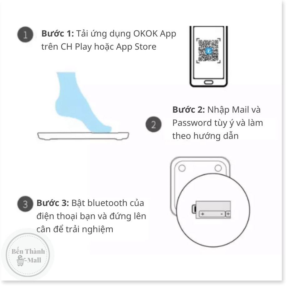 Cân điện tử sức khoẻ thông minh Digital Weight DW503 đo chính xác các chỉ số trong cơ thể