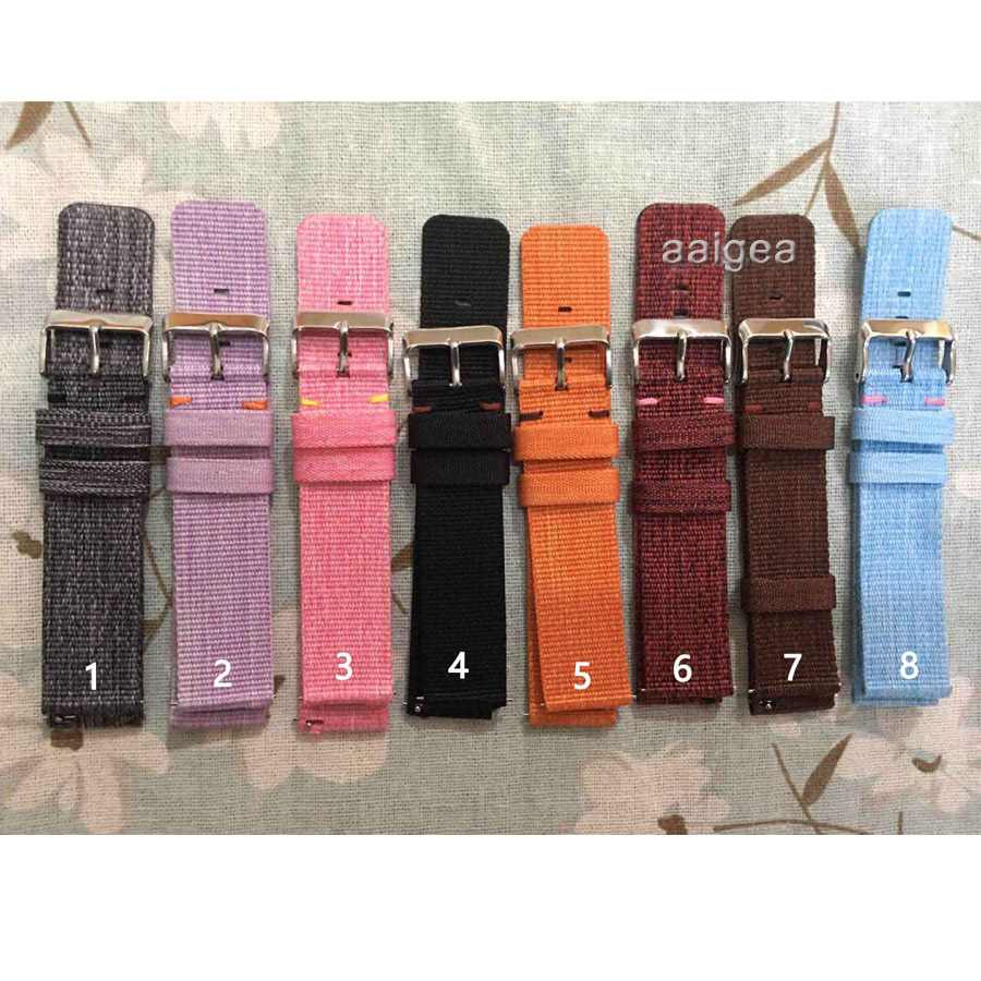 Dây Đeo Vải Dệt Cho Đồng Hồ Thông Minh Huami Amazfit Bip 3 Lite S U Pro/ GTS 2 3 4 2e GTS2 mini/ Neo / GTR 42mm
