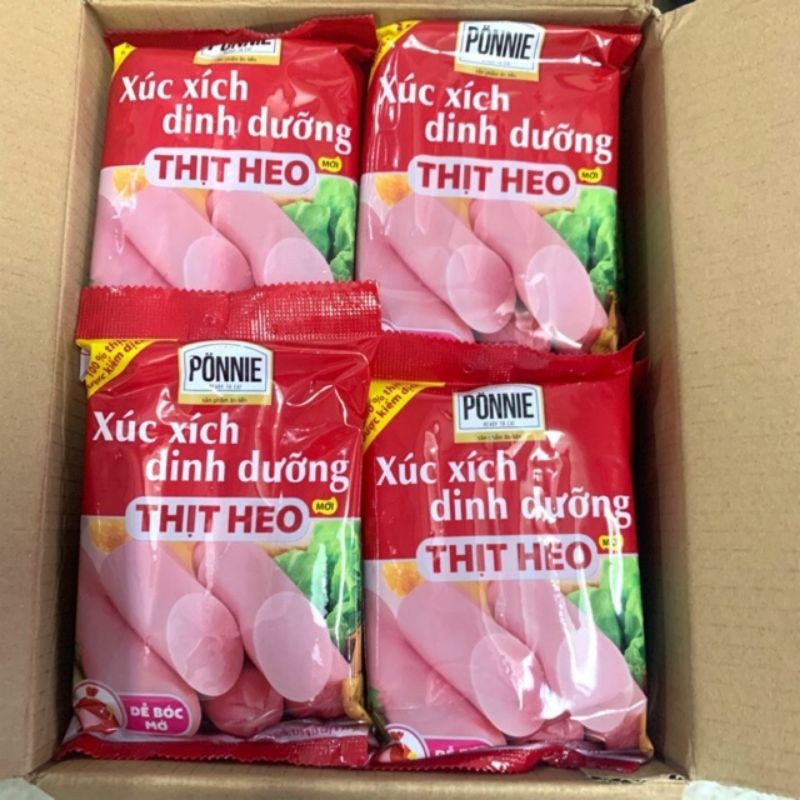 xúc xích ponnie thịt heo gói 175 g (5 cây*35g) | BigBuy360 - bigbuy360.vn