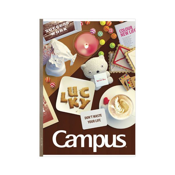 Vở kẻ ngang Campus 120 trang ( giao bìa ngẫu nhiên )