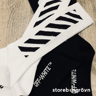 Tất OFFWHITE Sọc Cổ Cao