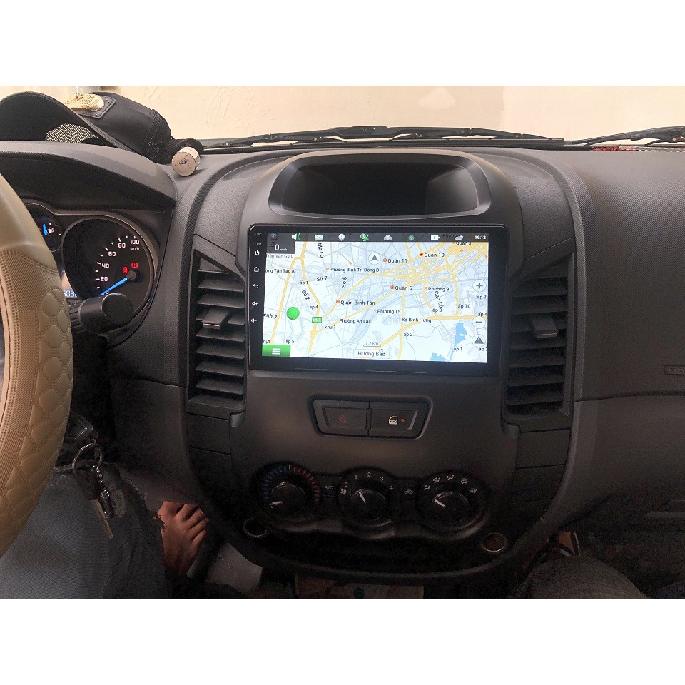 MÀN HÌNH ANDROI 9.1 FORD RANGER XLS 2015 DÙNG SIM 4G