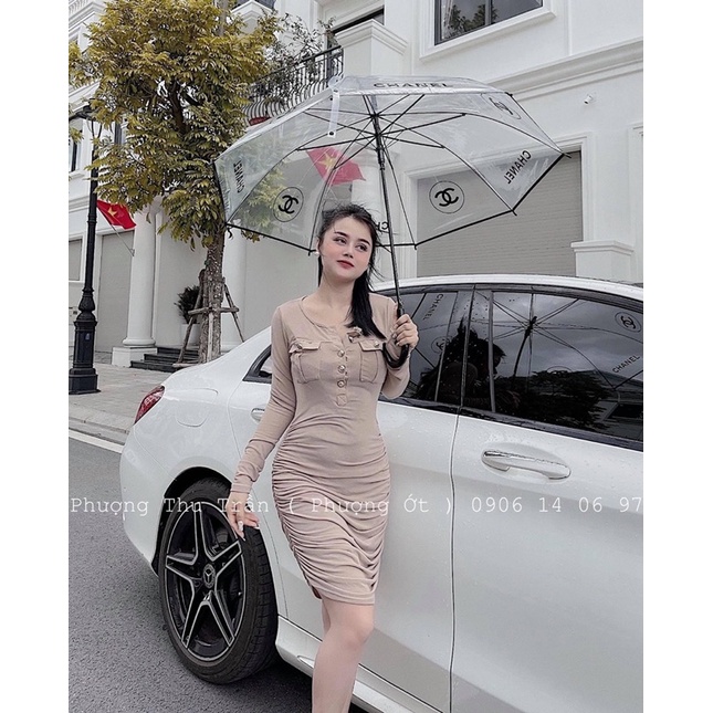 VÁY LEN TĂM BODY KHUY TÚI 3 MÀU NỮ