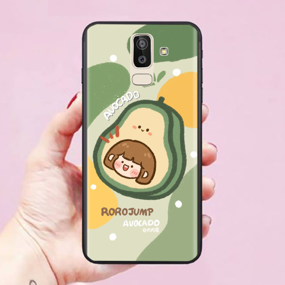 Ốp lưng Samsung Galaxy J8 / J7 Plus / J7 Pro /J7 Prime / J6 Plus / J6 / J4 hình Trái Bơ Xanh