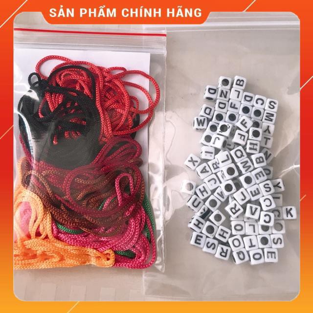 COMBO 100 CHỮ NHỰA TẶNG 10M DÂY