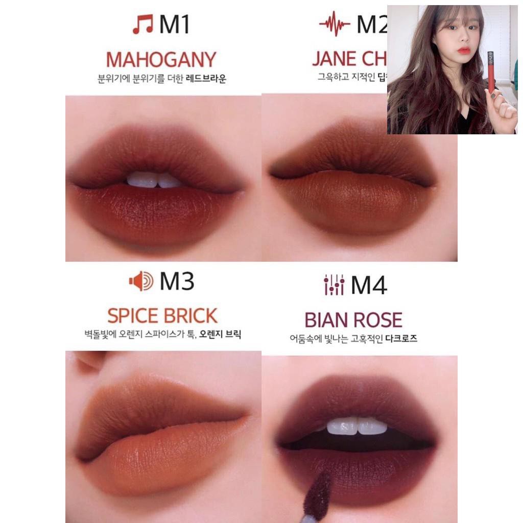 Son Kem Lì Merzy Bite The Beat Mellow Tint M3 Spice Brick | Thế Giới Skin Care