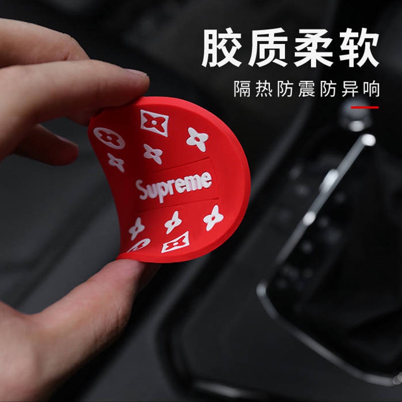 Miếng Lót Cốc Chống Trơn Bằng Cao Su Mềm Hình Tròn Tiện Dụng Cho Xe Hơi