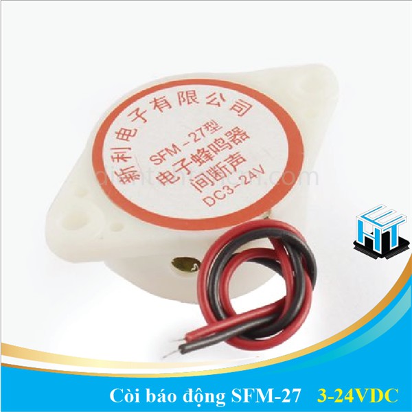 Còi báo động SFM-27 3-24VDC - 3000 ± 500Hz