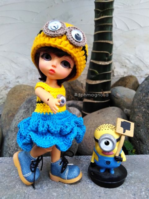 Set đồ len Minion size búp bê bjd 1/8, Baboliy