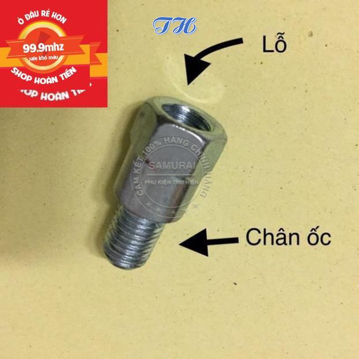 Ốc Nâng Chân Kính Loại Dài Chân 10Li Ra Lỗ 10Li Gen Thuận dành cho xe chân kính thụt sâu