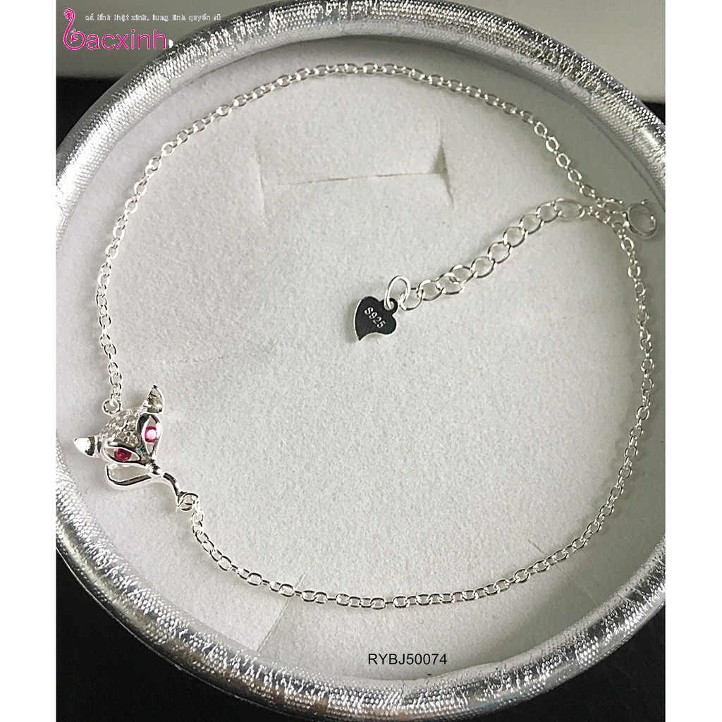 Lắc chân bạc Ý 925 Bạc xinh Huệ Ngân - Hồ ly quyến rũ RYBJ50074 | BigBuy360 - bigbuy360.vn