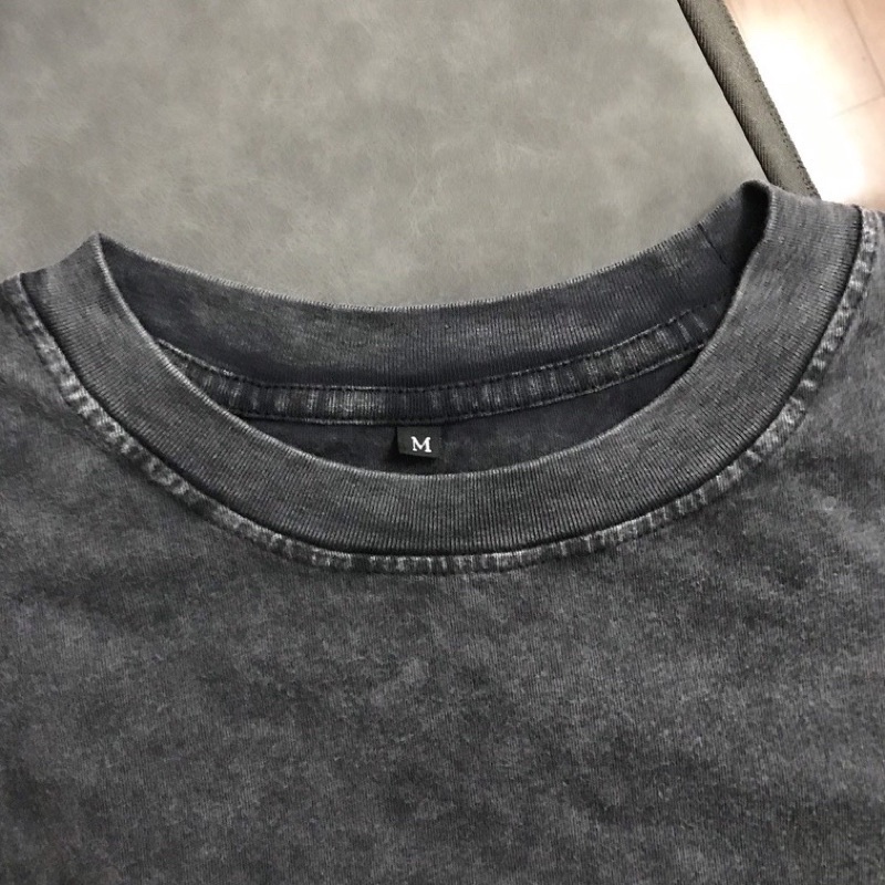 Áo Thun Tay Lỡ Unisex WASH Xám TRƠN /Nam nữ unisex/FREESHIP 99K ❤️ Jaystoree