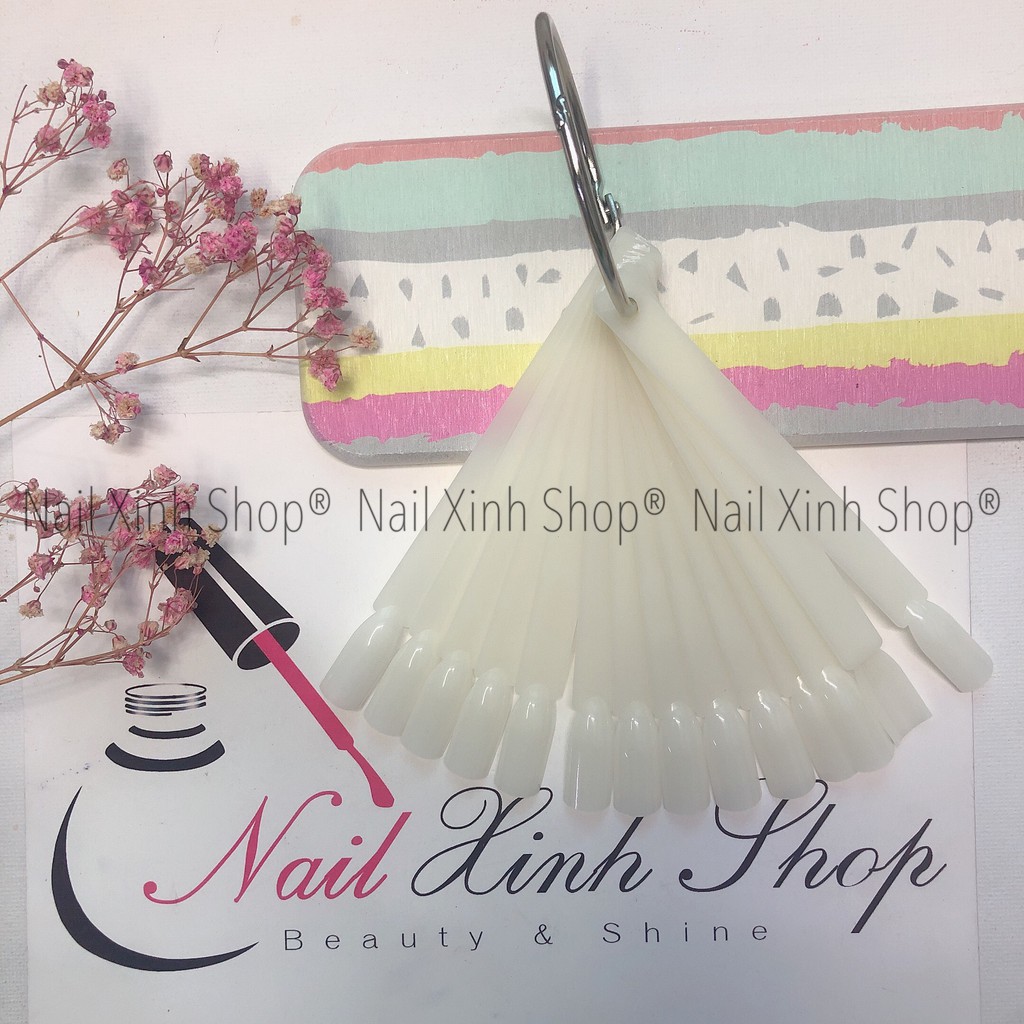 Set 50 thanh que móng tay giả, móng tay que giả tập sơn, phụ kiện tập sơn vẽ nail