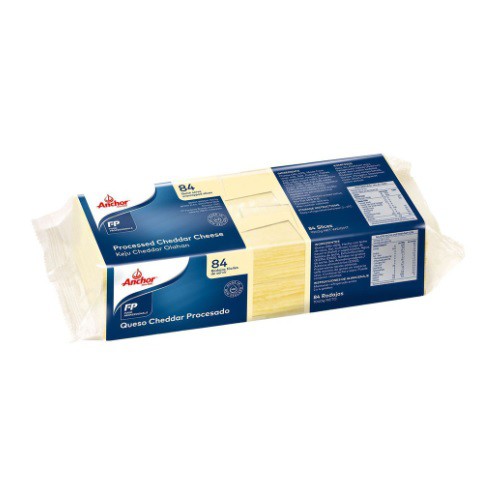 Phô mai lát Cheddar Anchor New Zealand - túi ZIP nhỏ chiết từ gói lớn