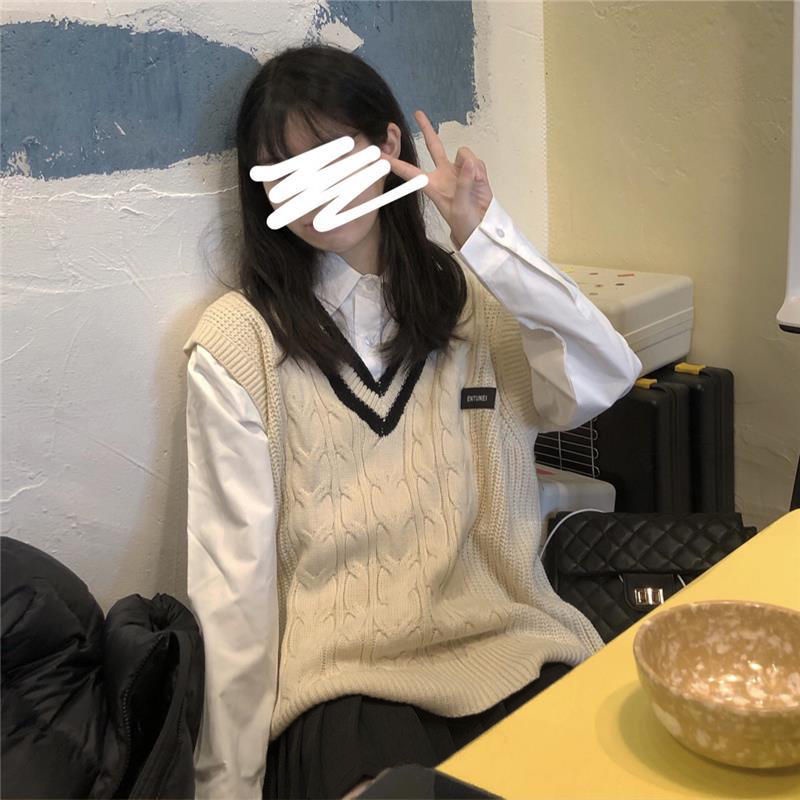 Set áo Sweater sát nách và áo tay dài thời trang xinh xắn cho nữ (Có bán lẻ)