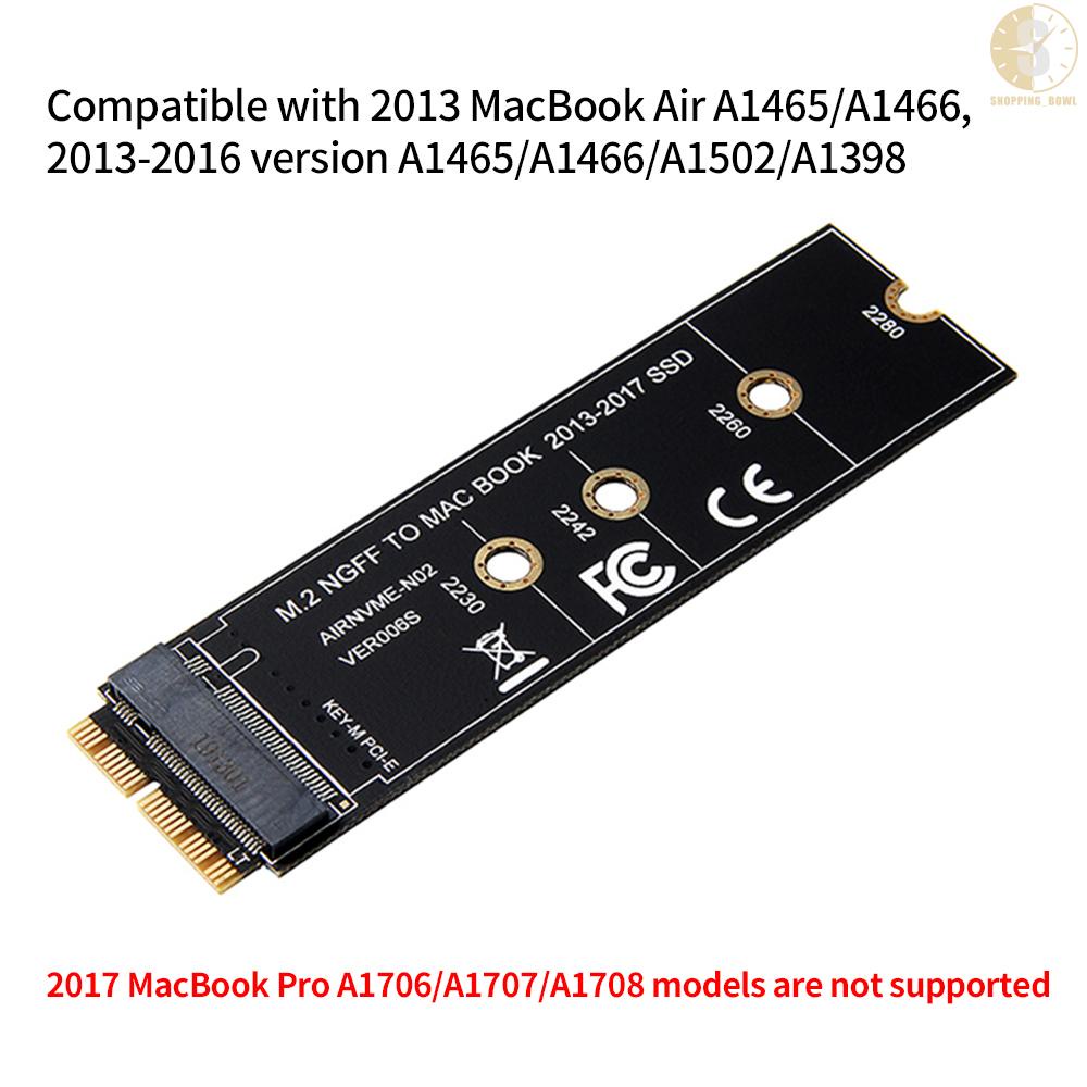 Thẻ Chuyển Đổi M.2 Nvme Ssd Cho Macbook Air Pro 2013 2014 2015 2016 2017 | BigBuy360 - bigbuy360.vn