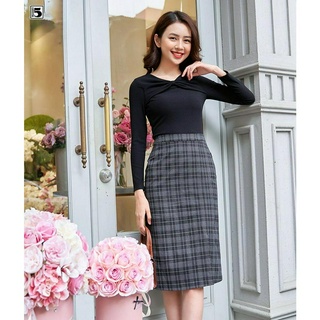 Áo thun nữ ôm cổ nơ Twentyfive T478