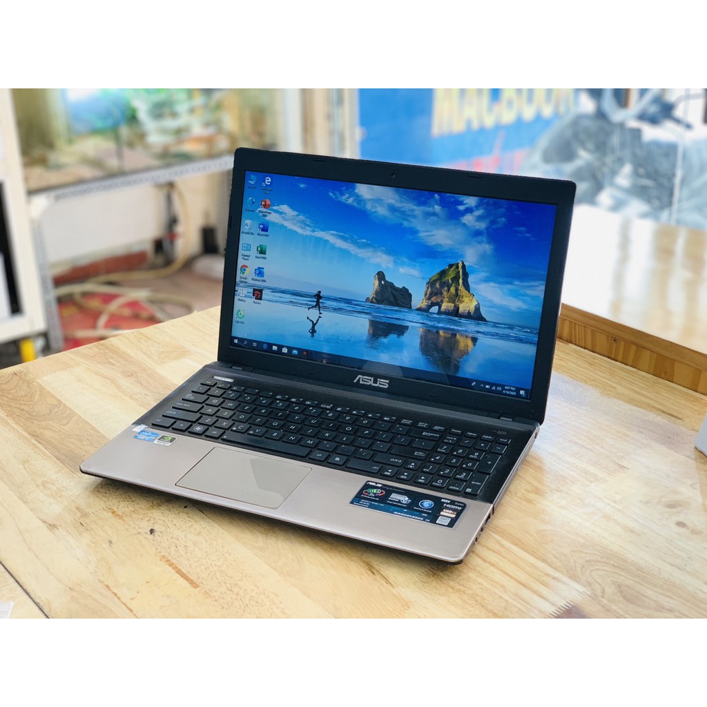 Laptop Asus K55V i7-3610QM Ram 8GB HDD 500GB Vga Rời 2G 15.6 inch Chơi Game Đồ Họa Giá Rẻ