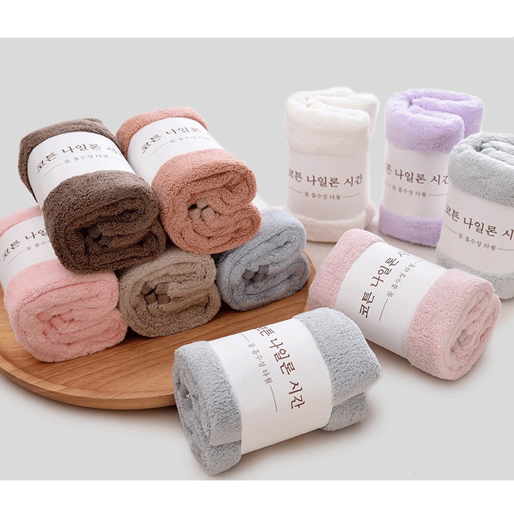 [GIÁ TỐT] KHĂN TẮM HÀN QUỐC TO, CHẤT LÔNG MỀM, SIÊU THẤM HÚT  70*140