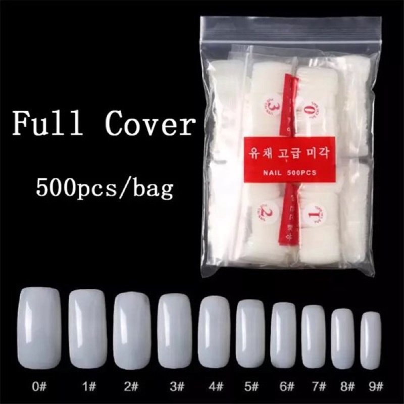 Móng Full Cover 500 móng / túi