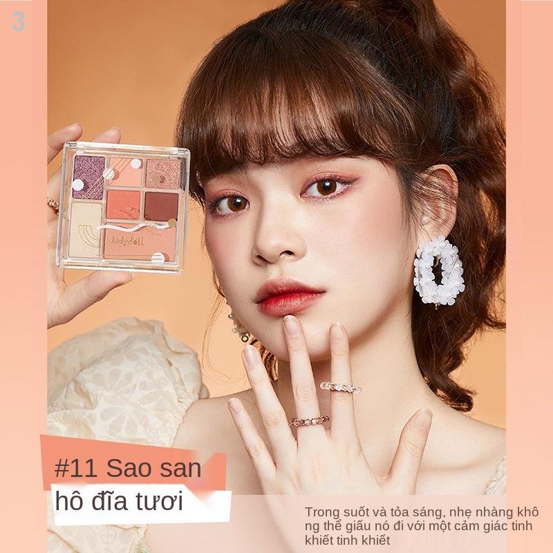 ۩℗₪Blossoming cùng một bảng phấn mắt 7 màu vui tươi kết hợp trang điểm má hồng độ bóng cao sửa chữa mờ bữa tiệc sinh viê | BigBuy360 - bigbuy360.vn