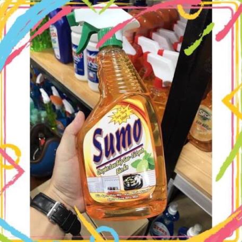 ⚡Nước lau bếp gas và tủ lạnh Sumo 800ml cam kết chính hãng⚡