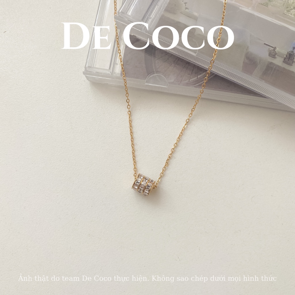 Vòng cổ layer có thê tách 2 chiếc The Ring Decoco