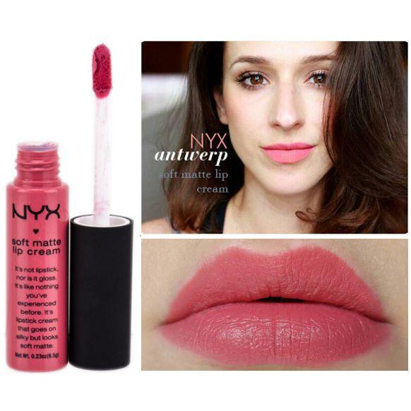 Son kem NYX Soft Matte Lip Cream - SMLC 05 Antwerp 4.7ml - màu hồng cam