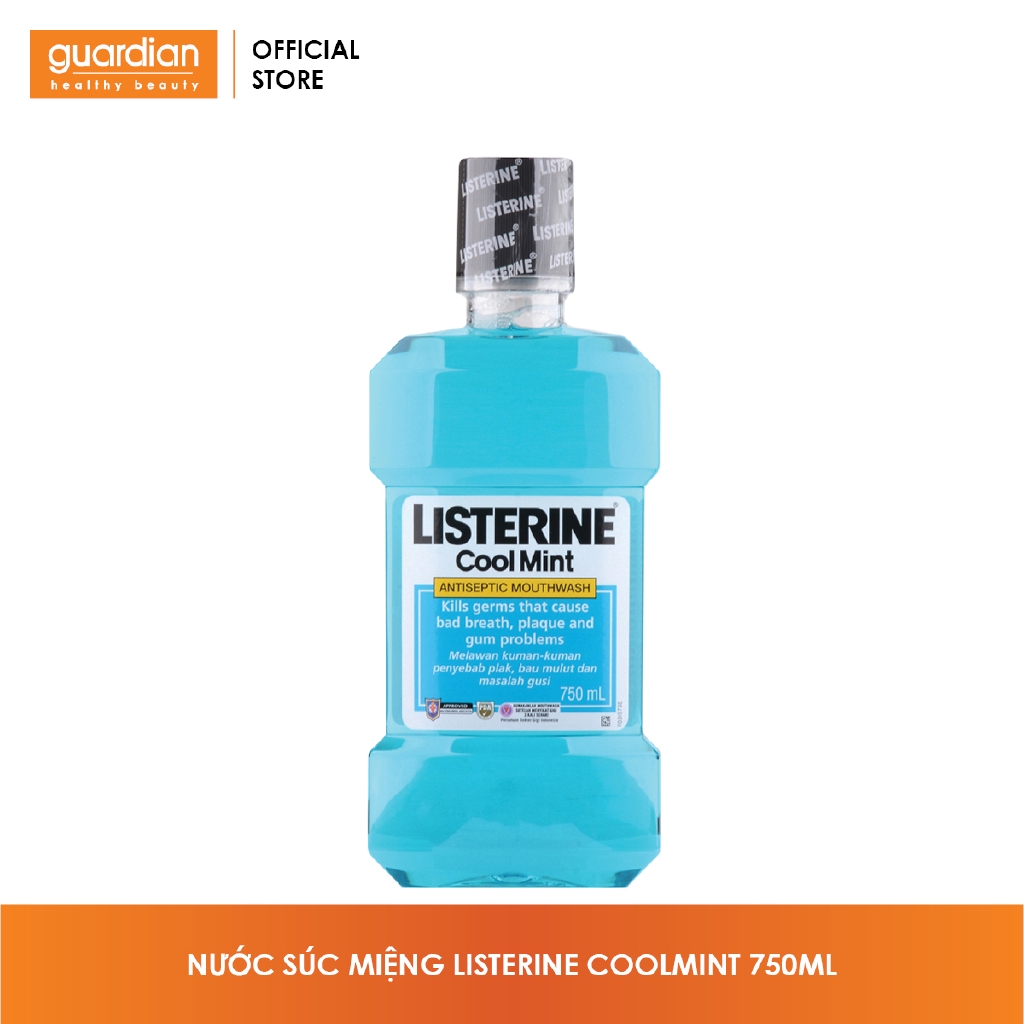 Nước súc miệng Listerine Bạc hà the mát 750ml