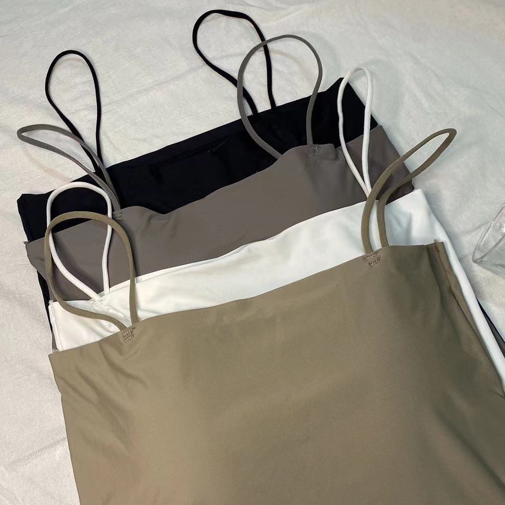 Áo Hai Dây Màu Sắc Trơn Quyến Rũ Cho Nữ