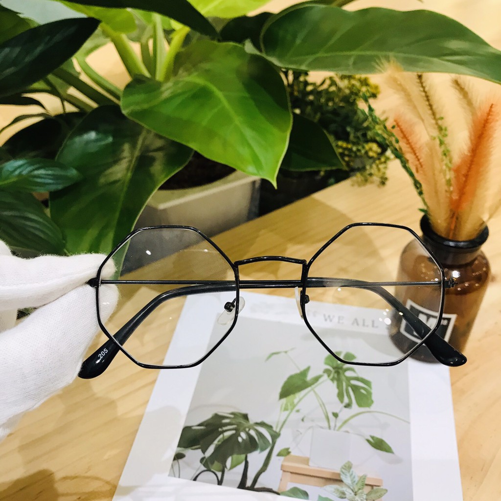 [CỰC ĐẸP] MẮT KÍNH GIẢ CẬN HOT TREND ĐA GIÁC 205 CỰC HOT | BigBuy360 - bigbuy360.vn