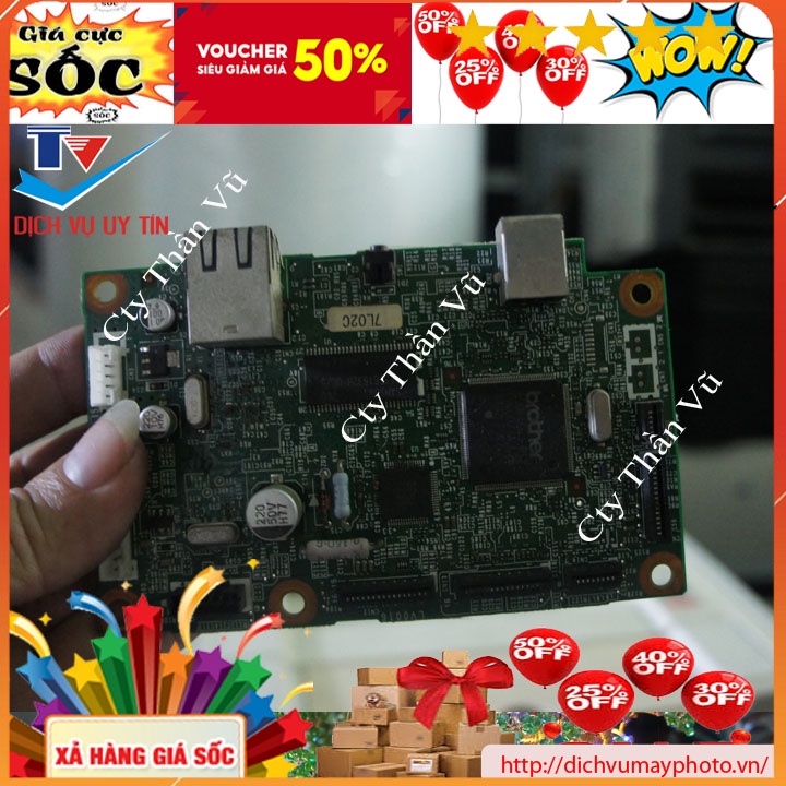 Card main máy in brother HL 2250dn hàng zin tháo máy có bảo hành