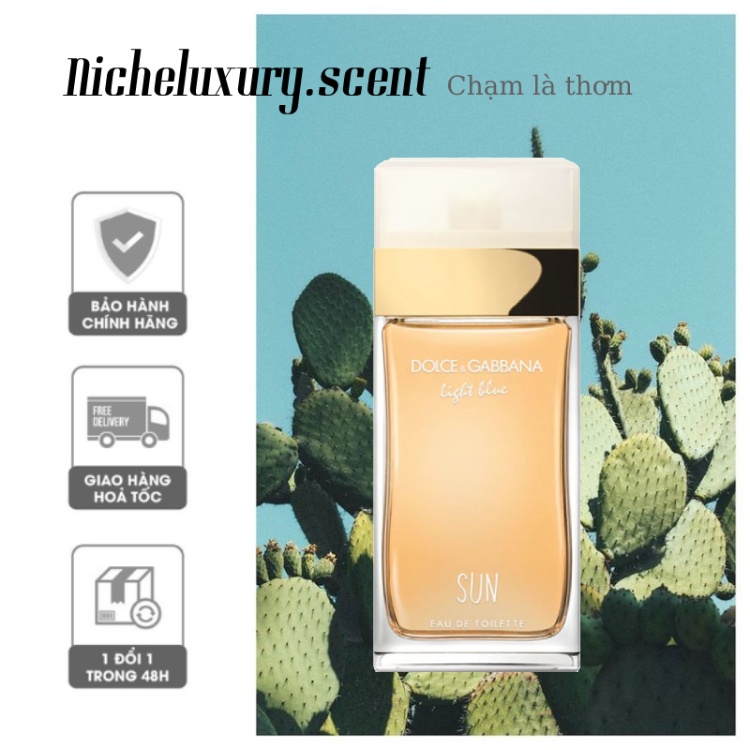 🅽🅸🅲🅷🅴 - Nước hoa Light Blue Sun Eau De Toilette - 10ml