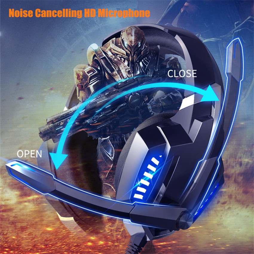 Tai nghe chơi game Onikuma K18 có micro khử tiếng ồn chất lượng cao cho PC/PS4 | BigBuy360 - bigbuy360.vn