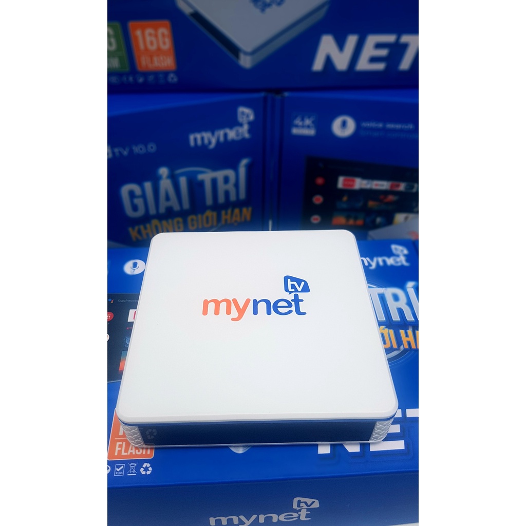 Android tv box mytv Mynet 2H Ram 2G Rom 16G xem TV miễn phí Android 10.0 hỗ trợ điều khiển Giọng nói - Hàng chính hãng