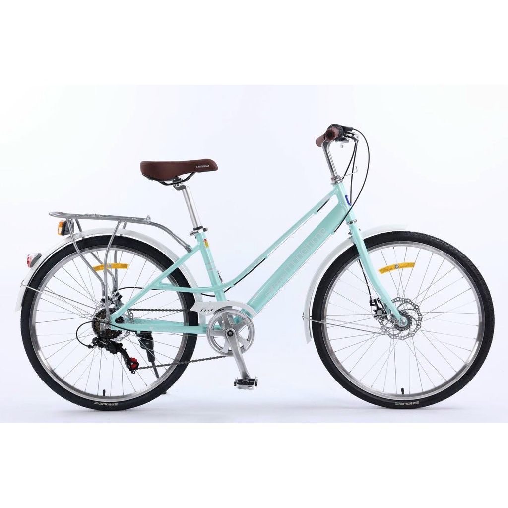 Xe đạp thể thao nữ California Modeltime cao cấp, Khung nhôm siêu nhẹ, Bộ đề Shimano chuyển số mượt mà, Xe mới