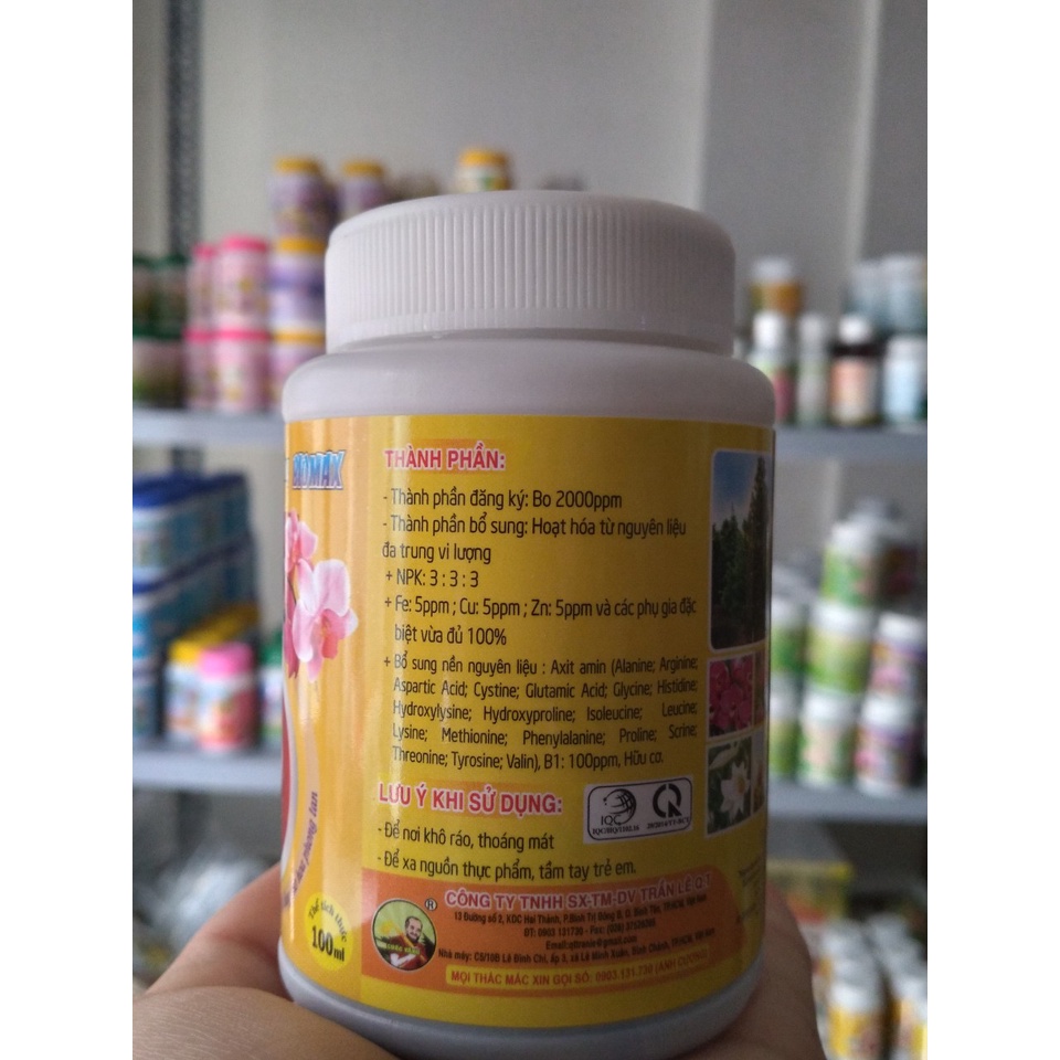 Phân Bón Lá Vitamin B1 Cuốc Vàng 100ml - Kích rễ cực mạnh - Kích ra hoa -  Chuyên dùng cho hoa phong lan, cây kiểng