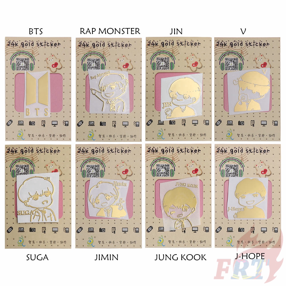 ❤ K-POP BTS ❤ 1Pc Kpop BTS Bangtan Boys Anti Radiation Sticker Handphone Scrapbook Decal Stickers