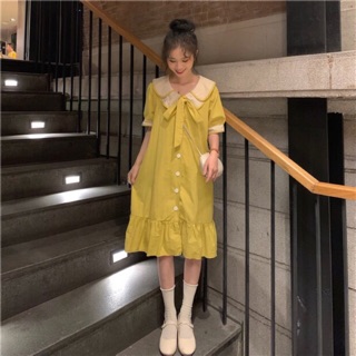 Đầm suông xinh xắn style ulzzang/ Đầm dạ tiệc/ Đầm đi chơi