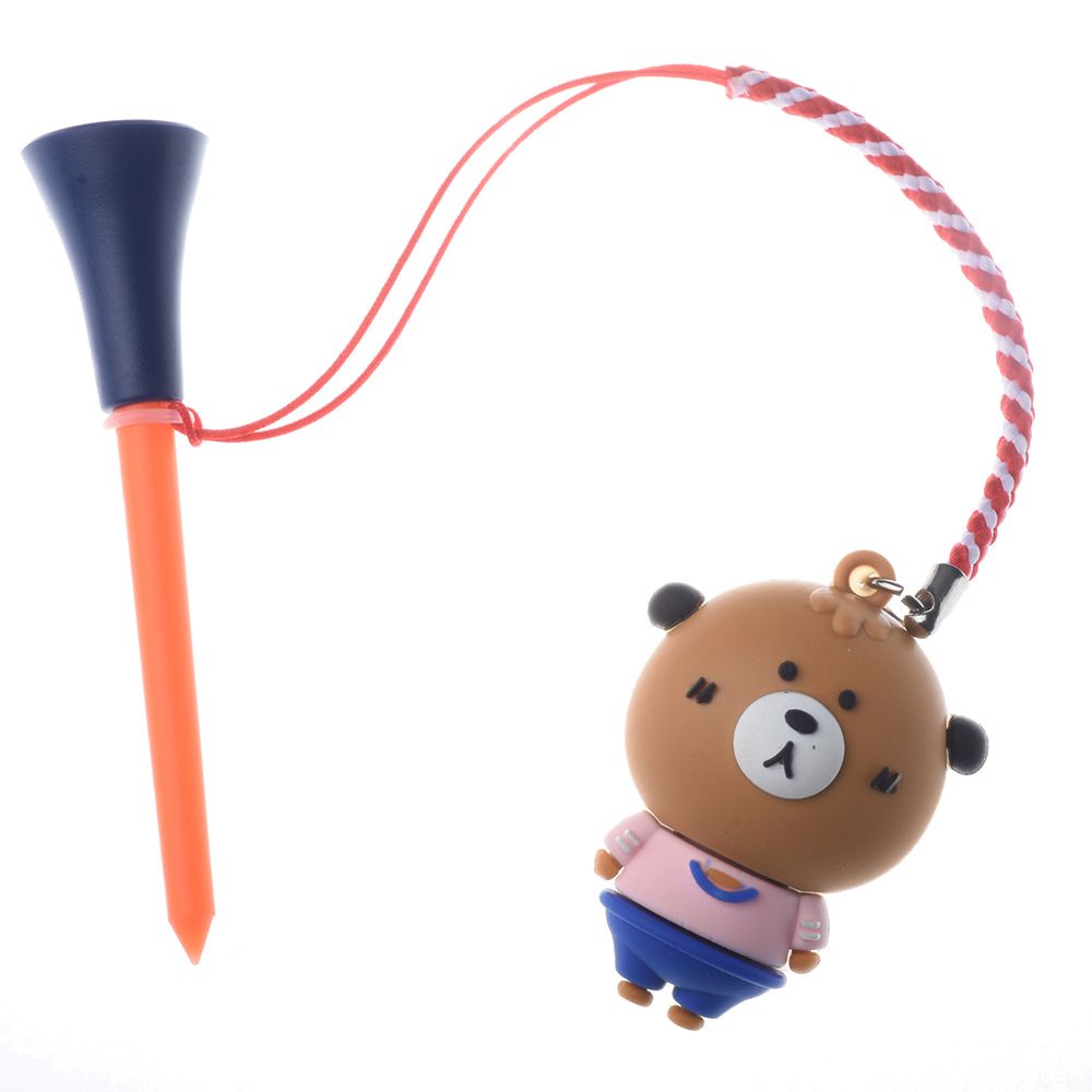 Giá đỡ bóng golf bằng cao su PVC 83mm in họa tiết hoạt hình độc đáo