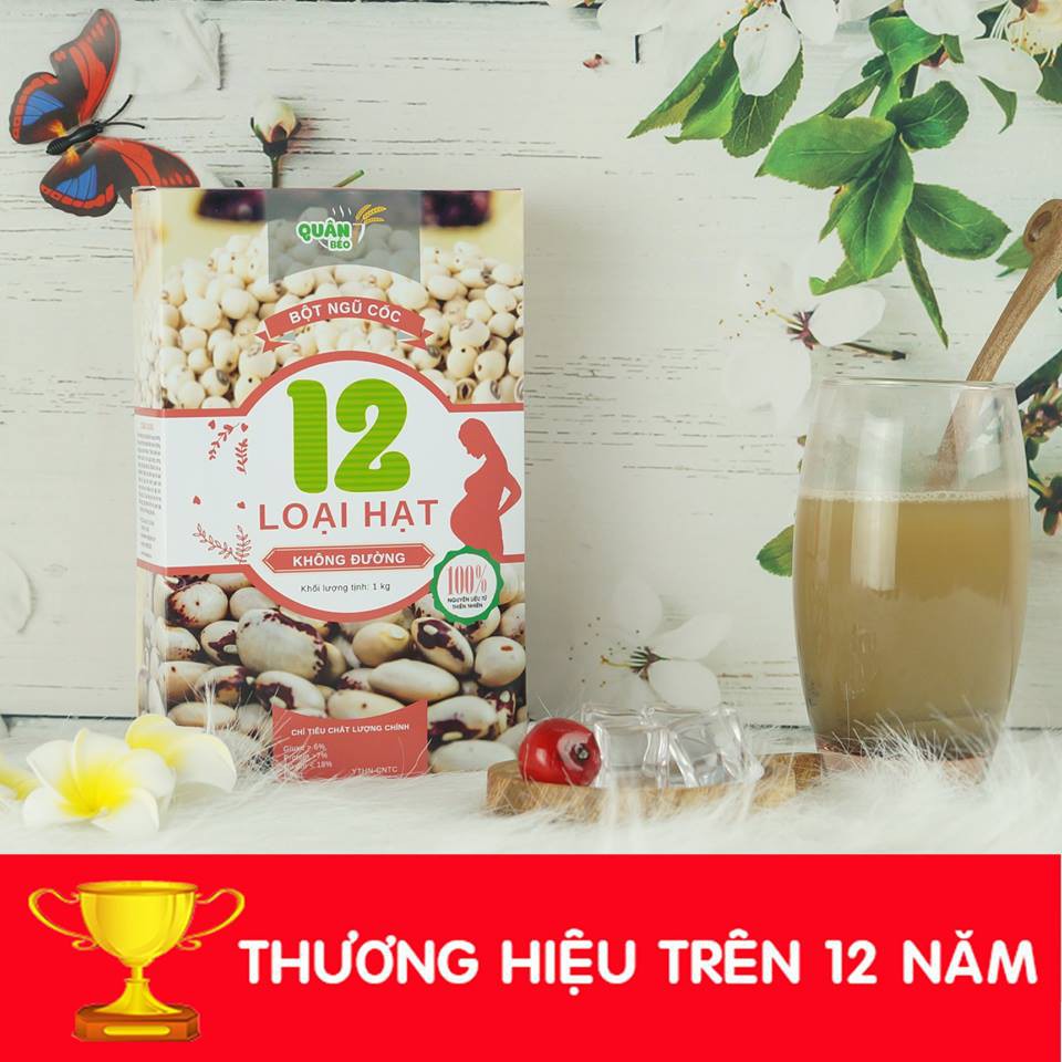 BỘT NGŨ CỐC 12 LOẠI HẠT DÀNH CHO BÀ BẦU