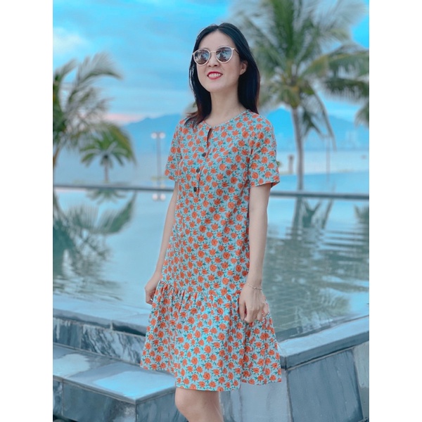 Váy đuôi cá hoa nhí bán chạy