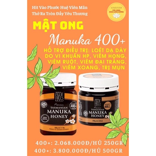 Mật ong Manuka 400+ 250gram 500gram